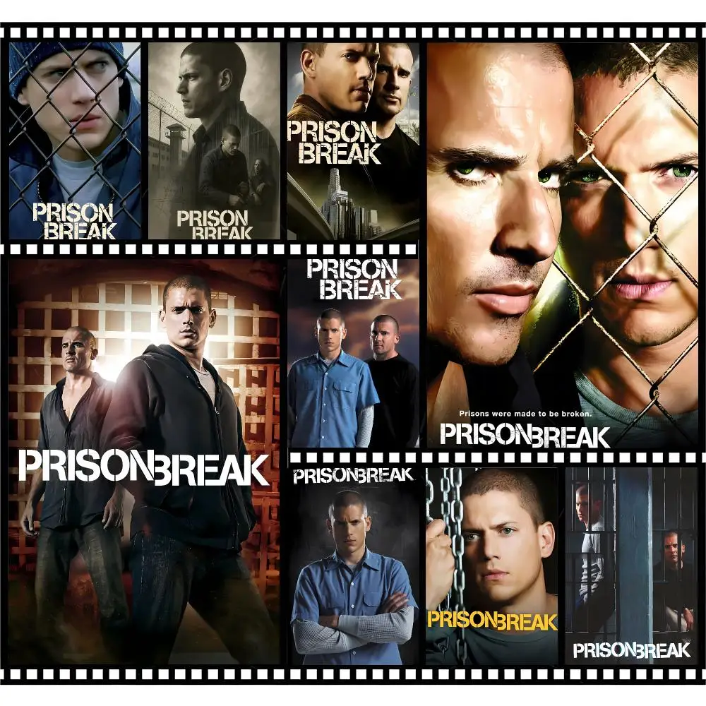 Tense Ingenious Series Prison Break Poster Premium HD Decor Wall Art for Interior Room Makeover Home Accents Gift