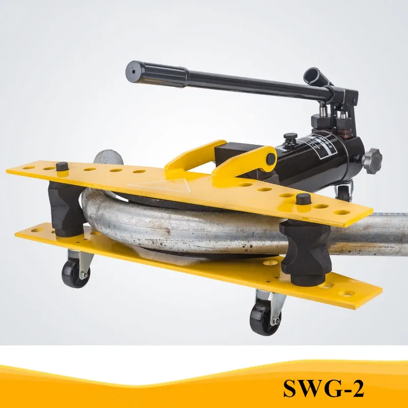 Heavy duty Hydraulic bending tools manual hand hydraulic iron tube pipe bender machine  portable 90 degree thick-walled pipes S