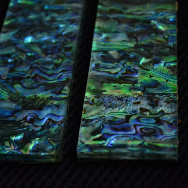 Practical New Zealand Abalone Shell Sheet for Knife Handle Decoration Random Mosaic Shell Paper DIY Craft Accessory