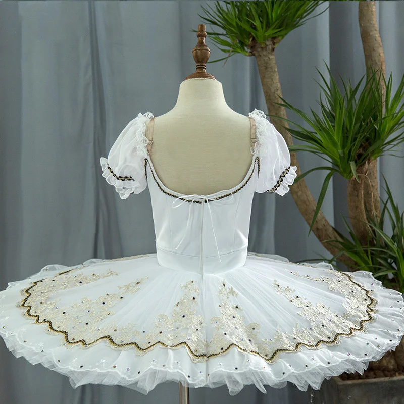Profesjonalna biała baletowa spódniczka tutu dla dzieci, dziewcząt, kobiet i dorosłych, wysokiej jakości, szyta na miarę, idealna na występy sceniczne i konkursy, model z 2022 roku.