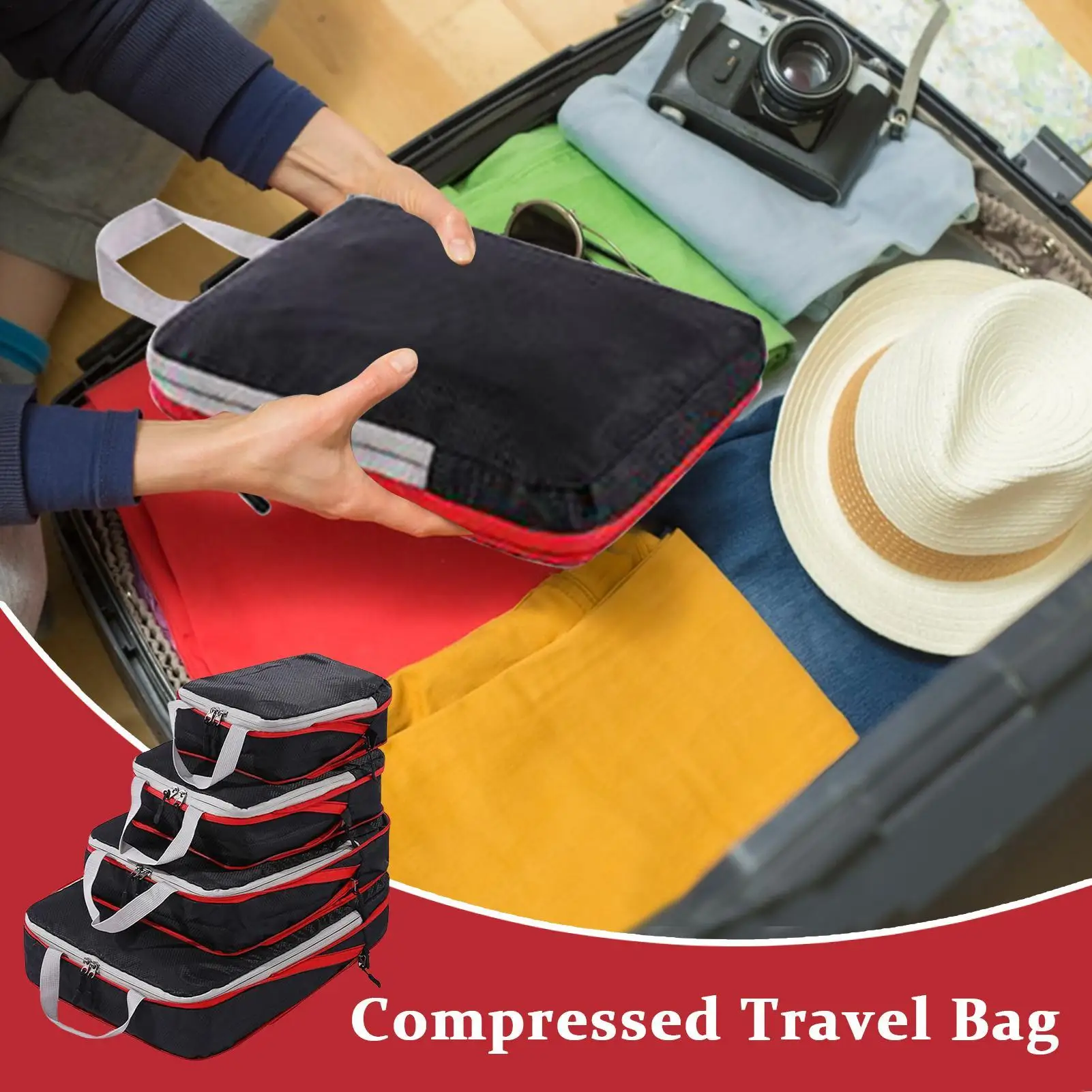 

Упаковочные кубики, компрессионные дорожные компрессионные сумки для упаковки багажных сумок, органайзер для круизного отдыха, движущегося дома, общежития