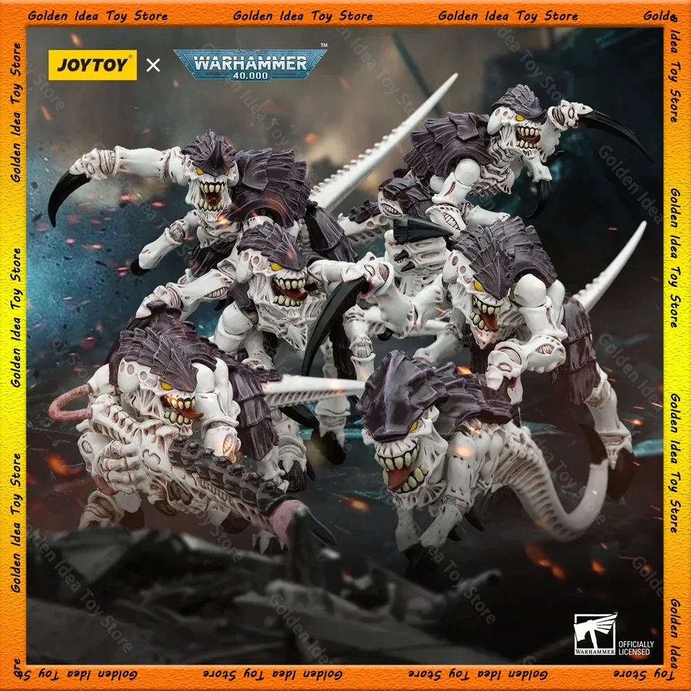 In Stock Joytoy Warhammer 40k Action Figure Tyranids Hive Fleet Leviathan Tyranid Warrior with Boneswords 2 Collect Model Toys