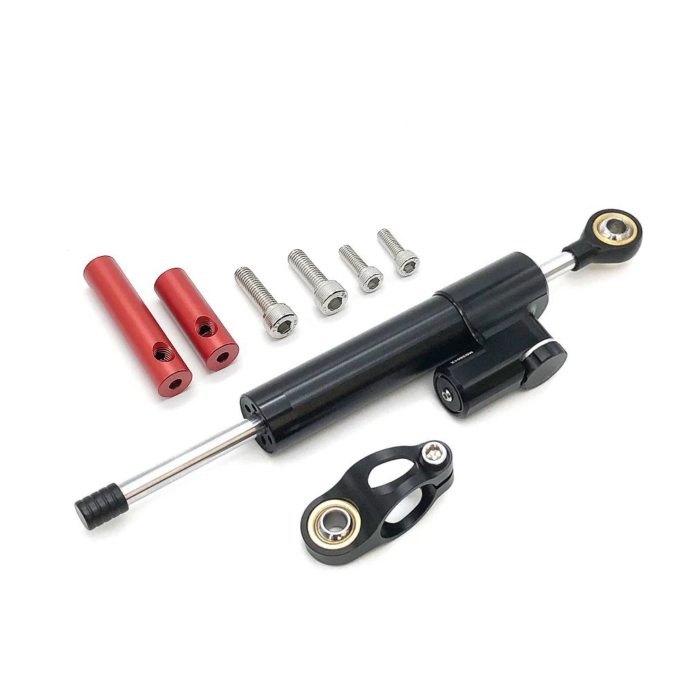 CNC Carbon Fiber Stabilizer Steering Damper Adjustable Electric Scooter Steering Damper Bracket Support Kit For Inxing V5