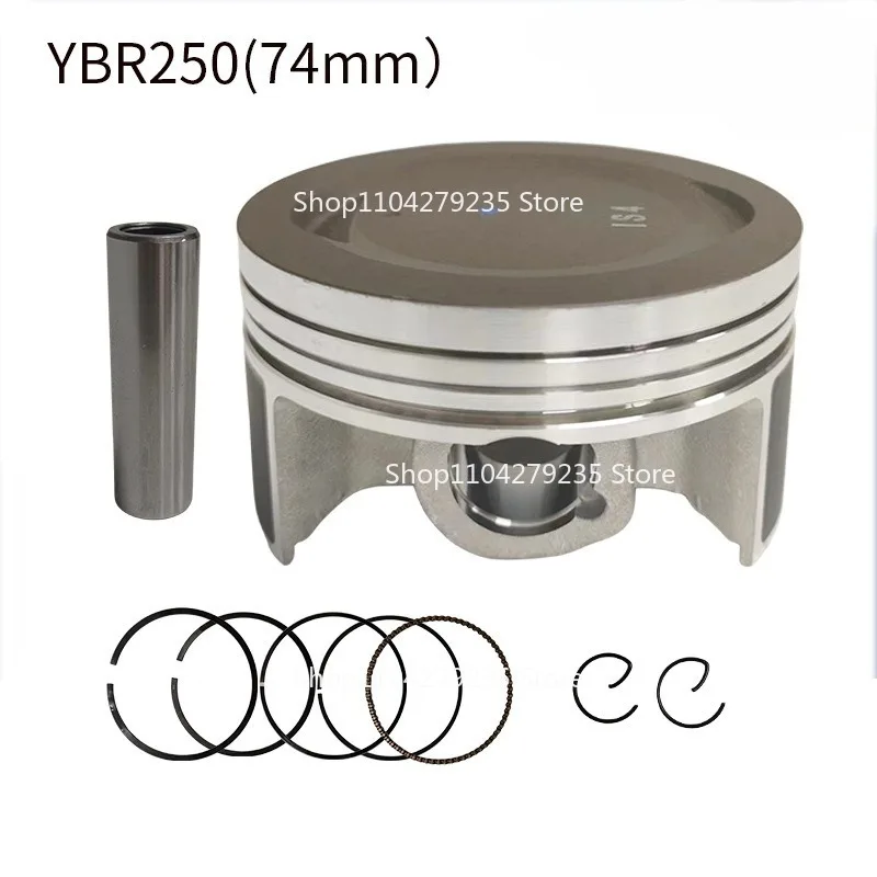 

Подходит для поршня двигателя мотоцикла YBR250 XTZ250 Поршневое кольцо 74 мм