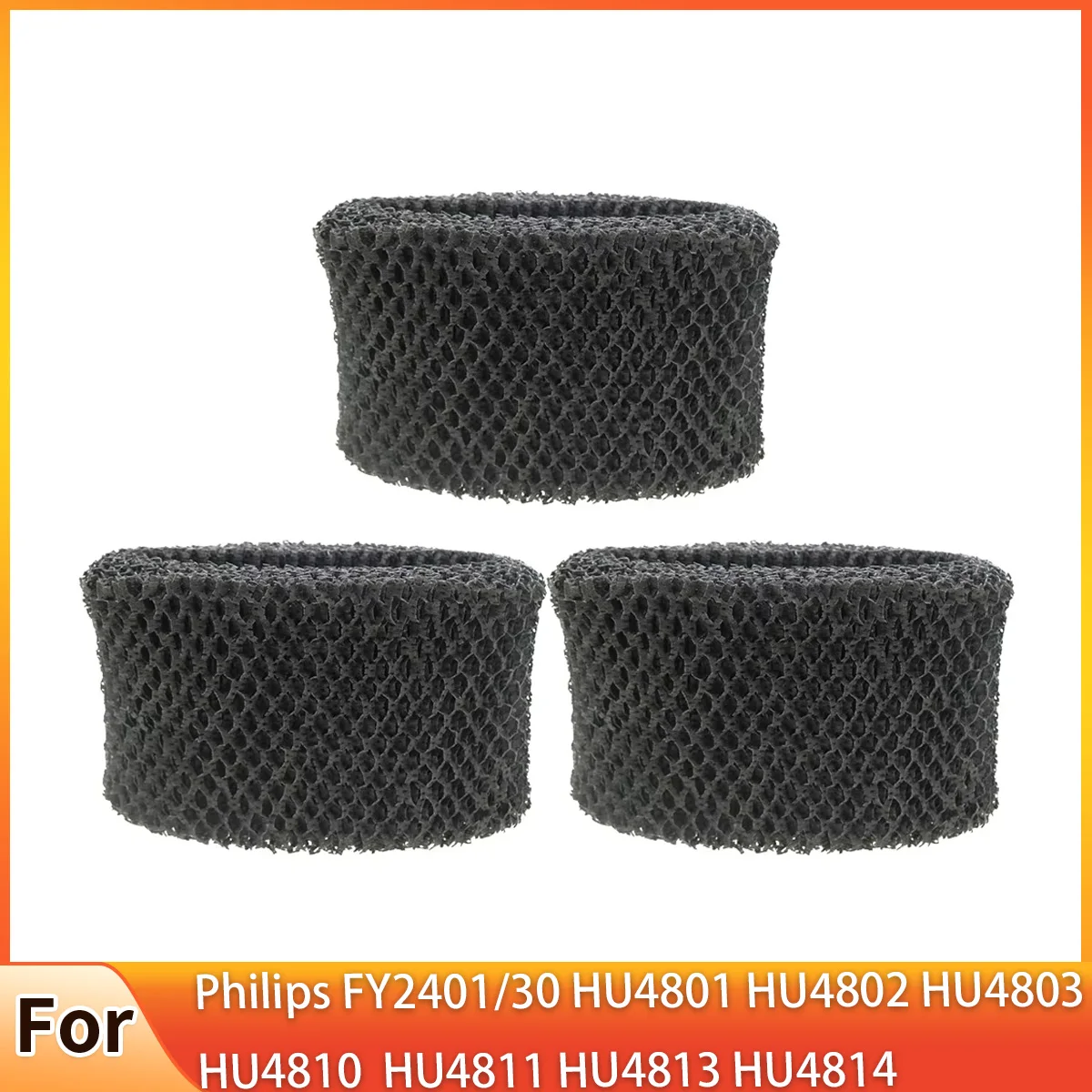 3 pz umidificatore d'aria adsorbire batteri e filtro scala per Philips FY2401/30 HU4801 HU4802 HU4803 HU4810 HU4811 HU4813 HU4814