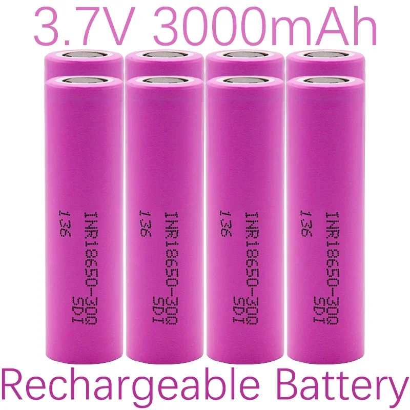 18650 battery 2-10PCS 3000mAh INR18650 30Q battery and discharge 20A dedicated to electronic equipment such as electric toys