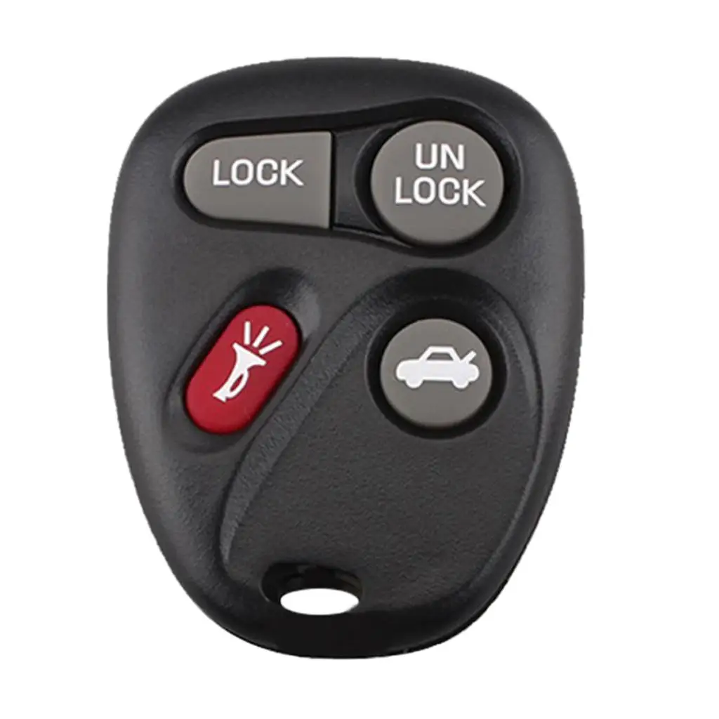 Car 4-Button Key Case Cover Fob Chip Replacement for 16245102