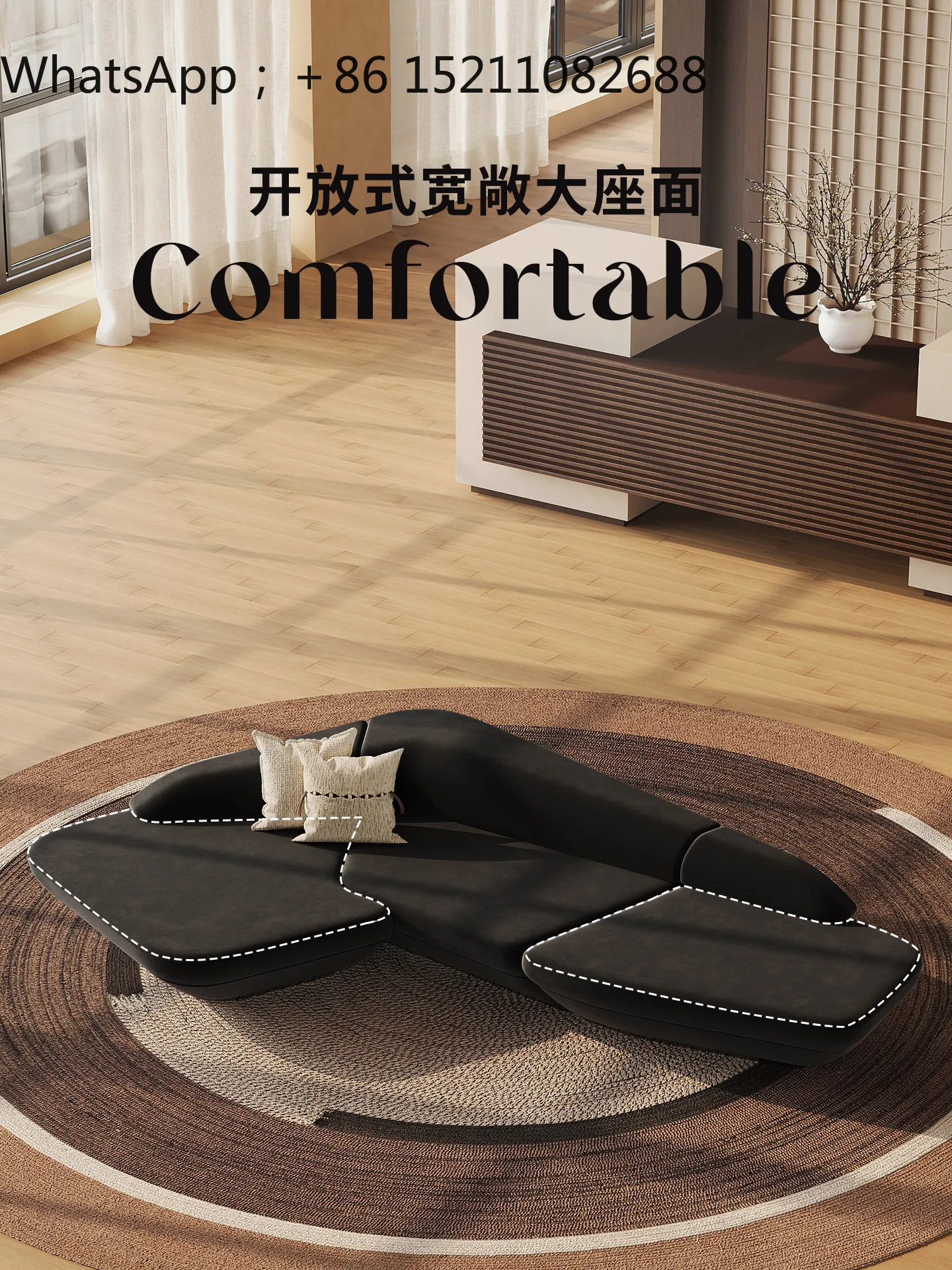 LLY sofa sitting area reception beauty salon hotel lobby corner sofa negotiation table and chair combination meeting guest