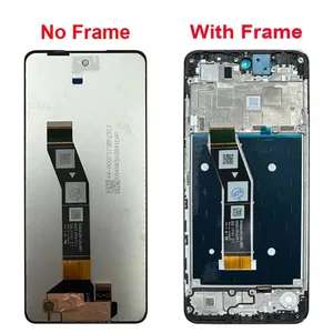 شاشة LCD تعمل باللمس لموتورولا موتو G24 باور ، 6.56 بوصة ، حامل محول الأرقام ، مع إطار أفضل 6 مبيعات موتورولا لوحة الهاتف الخليوي - No3
