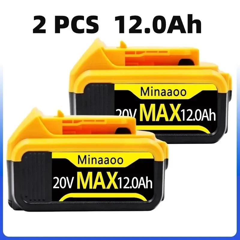 

20V Rechargeable Power Tool Battery 6.0Ah 12.0Ah For DeWalt DCB200 DCB205 DCB201 DCB203 Battery replace