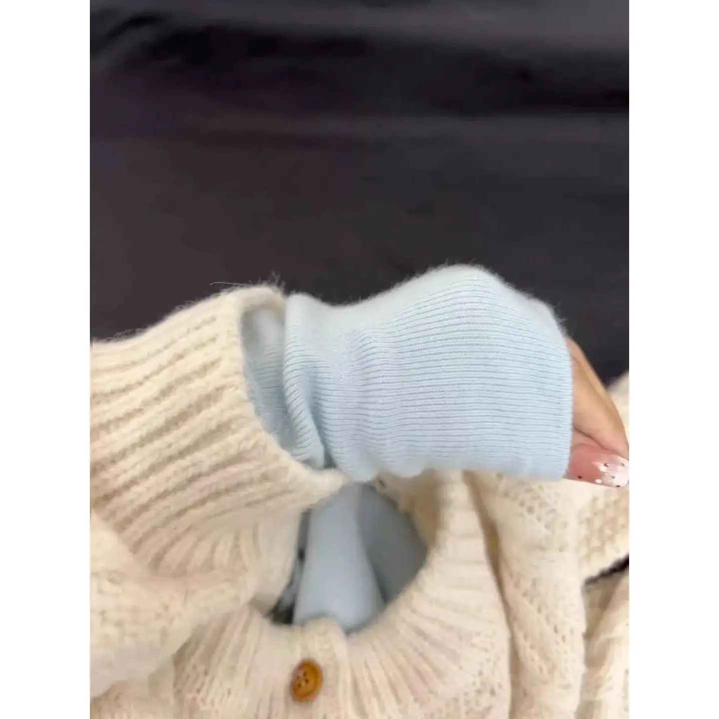 

Soft Knitted f High Collar Sweater Slim Fit Color Winter Base Layer Top Women's Faion Commute Sle Polyester Spandex