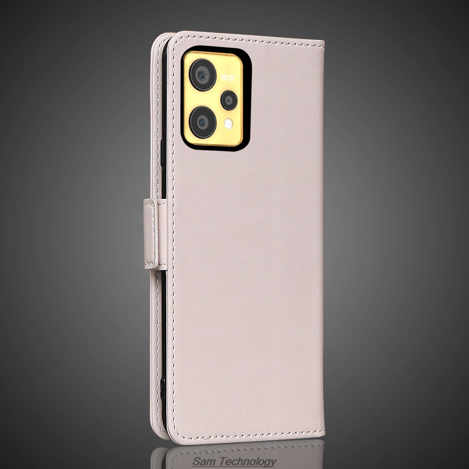 Capa de couro com fivela magnética para oppo realme 9 4g/realme 9 pro plus carteira com bloqueio rfid capa flip feminina simples fundas coque