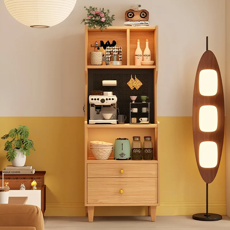 Integrated storage against the wall Living room Coffee household small apartment locker