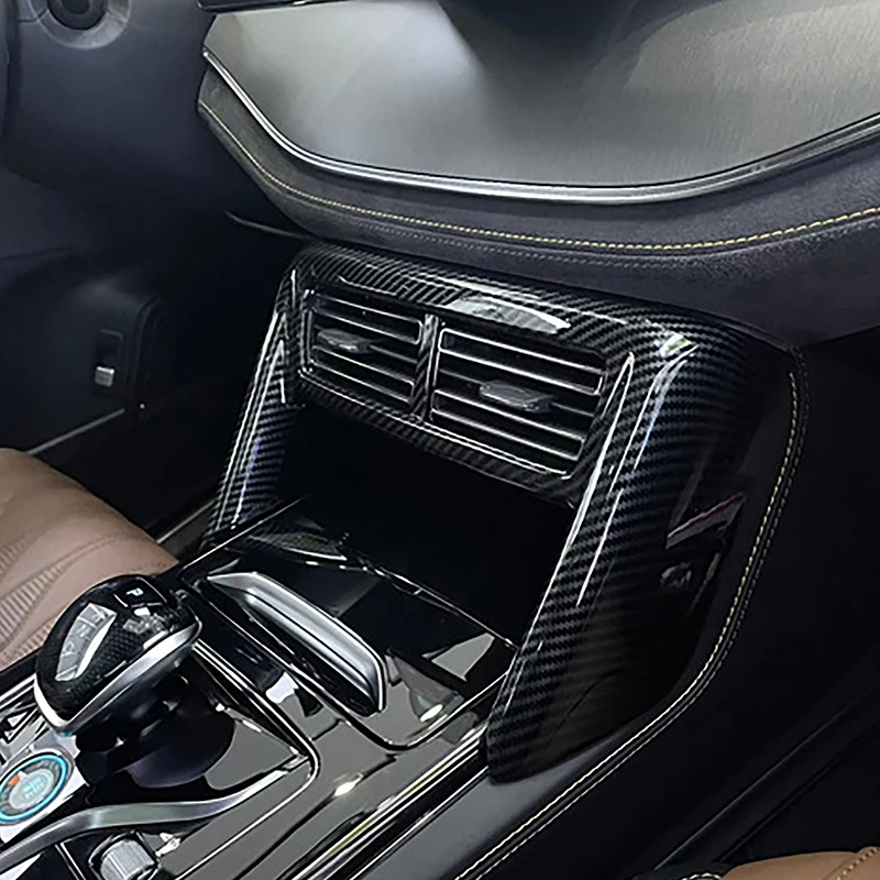 

Стайлинг автомобиля, центральная консоль, розетка для кондиционера, декоративная рамка, накладка для BYD Tang 2022, аксессуары для интерьера