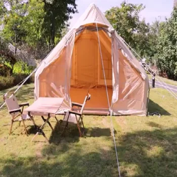 휴대용 여행 야외 팽창식 자동차 차고 터널 텐트, 캠핑 6.3, 코튼 글램핑, 팽창식 에어 텐트