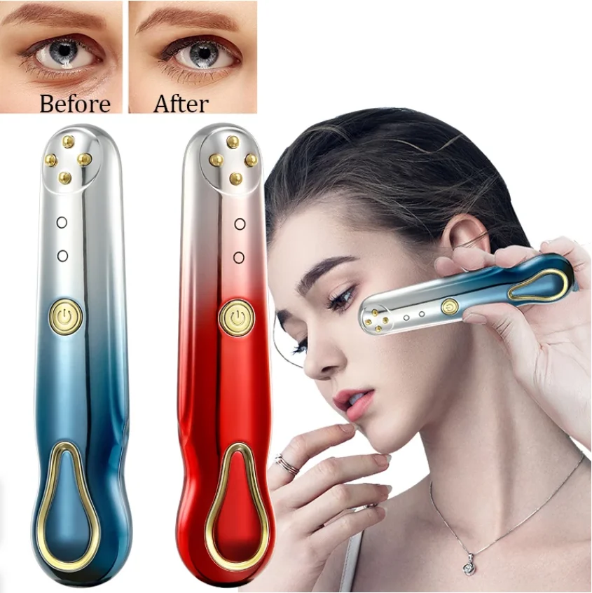 

Smart EMS Therapy Eye Massage Pen Vibration Electric Heat Beauty Eye Care Equipment