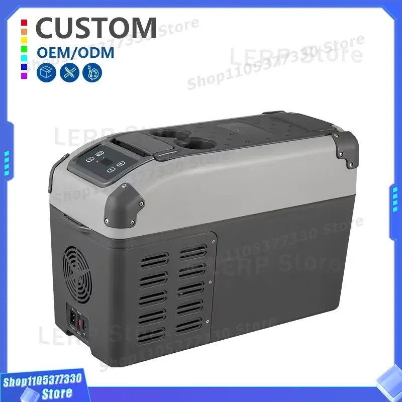 12.5L Mini 12v Appliances Portable Refrigerator with Freezer Outdoor Frigo 12 Volt Compressor Fridge Mini