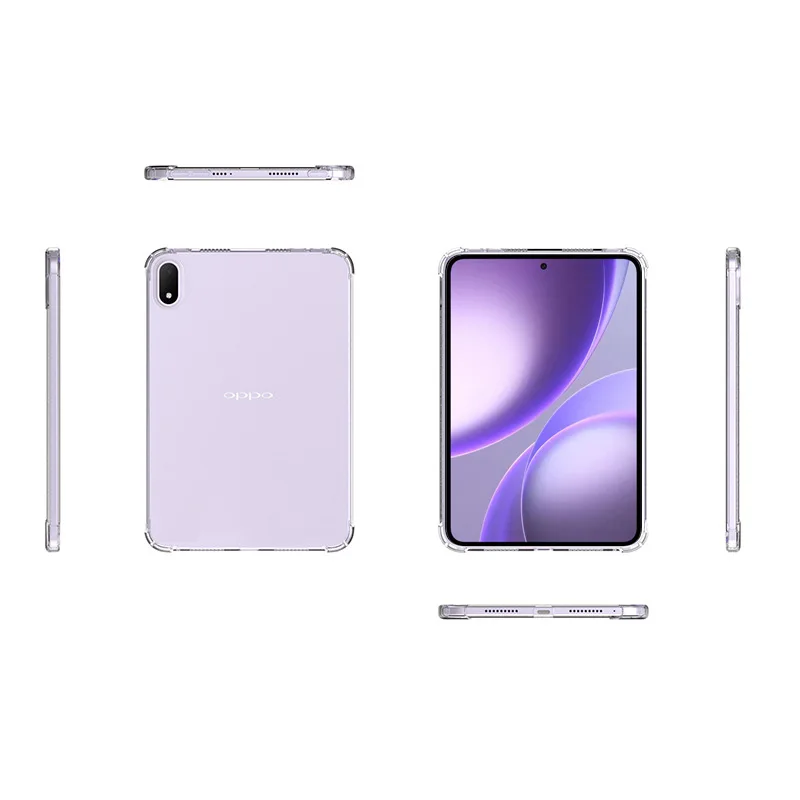 For OPPO Pad Mini 2026 Case 8.8 inch OPD2515 Transparent Airbag Soft Silicone Cover funda Tablet OPPO Pad Mini 8.8inch TPU shell