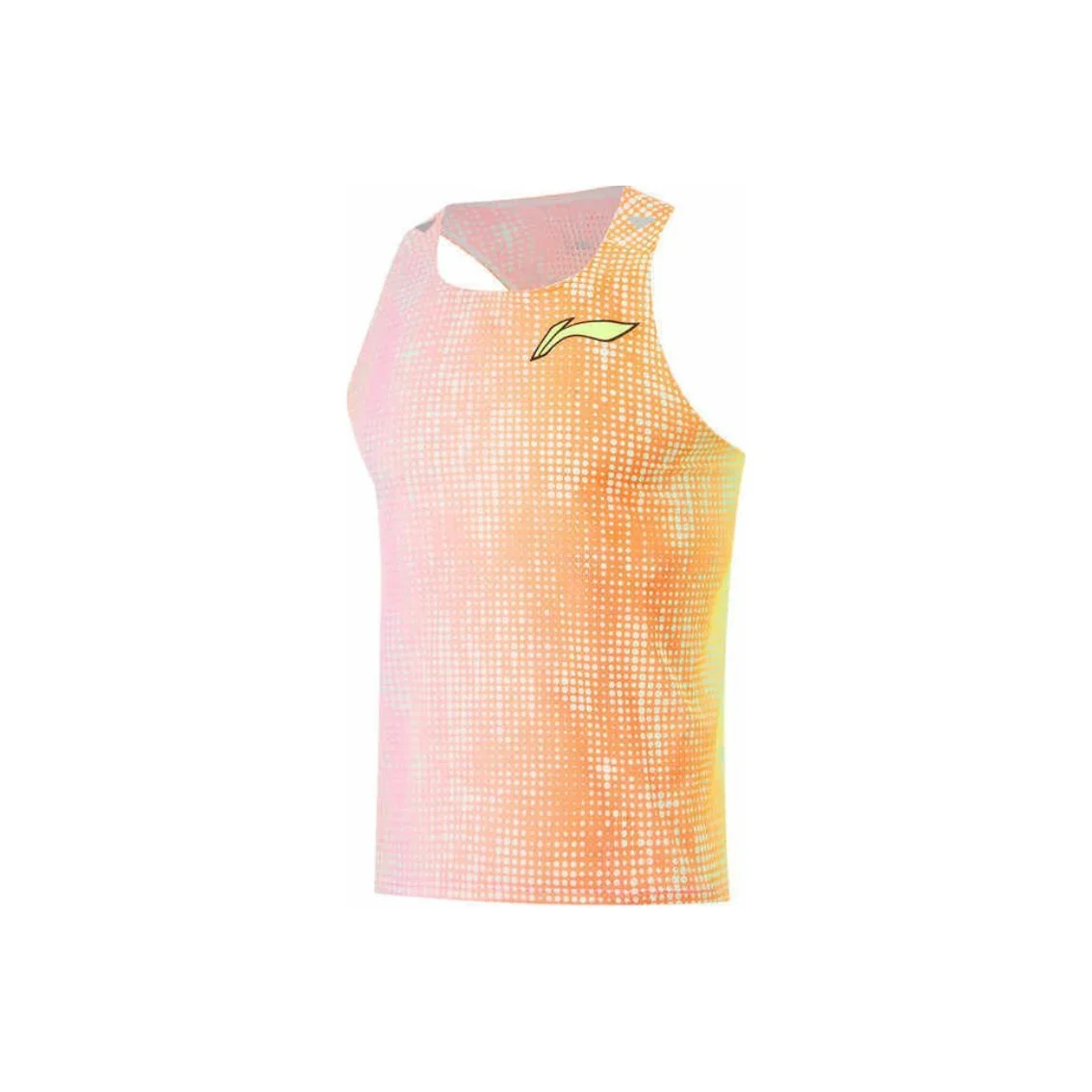 Li Ning Running Collection Running Tank Top Men's Standard White All Over Print AAYU009-3
