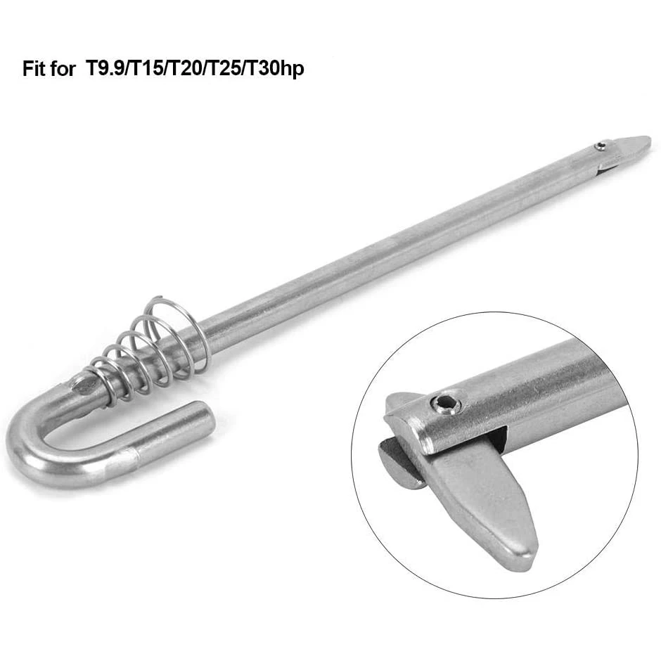 A44I-Outboard Motors Engine Tilt Rod Pin Lock Assembly Bracket Fit For T9.9/T15/T20/T25/T30hp 689-43160-00