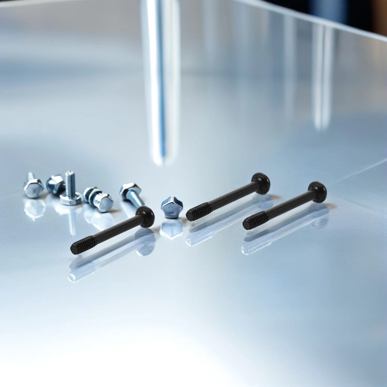 

200Pcs Computer Screws Black Self Tapping Machine Screws for Pc Fan Cooling Radiator Mounting Hardware Replacement Desktop