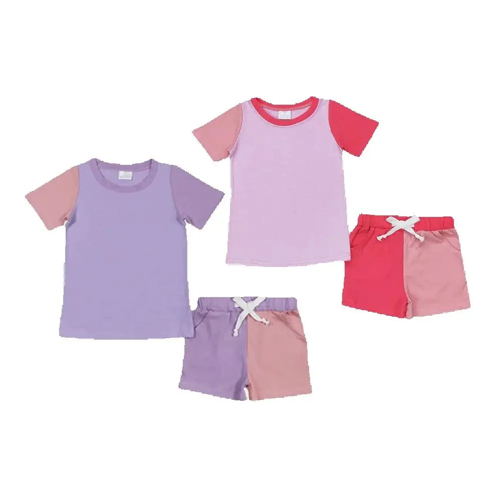 

Baby Girls Summer Colorful Shirt Shorts Sports Clothes Sets