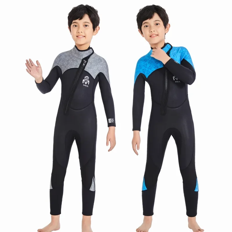 Kinderen Dik Badpak Kids Surfen Neopreen Wetsuit Onderwater Duiken Pak Jongens Jellyfish Badmode Meisjes Badpak