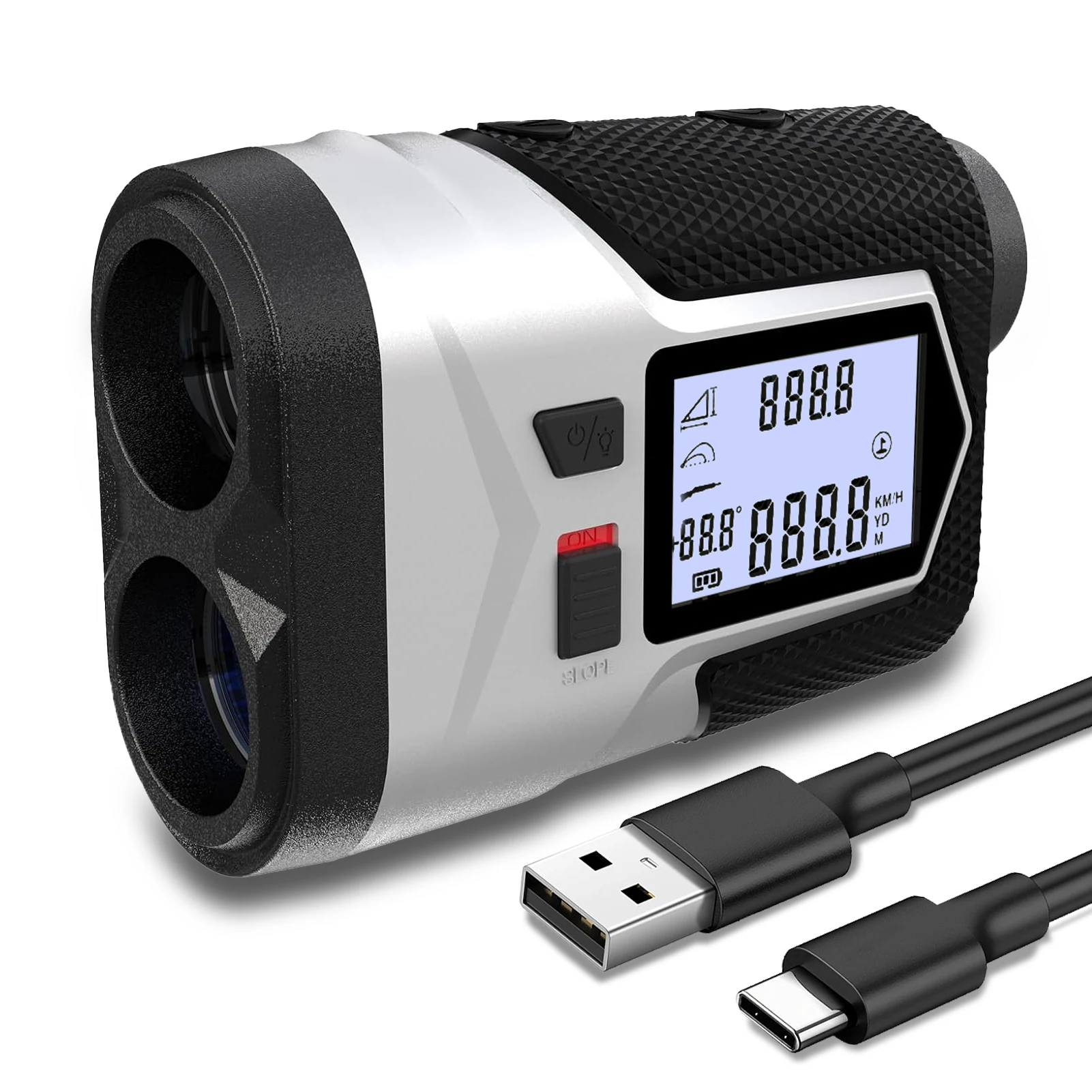 Vibration Golf Rangefinder Hunting Range Finder Professional Handheld Digital Distance Meter Range Finder Hunting