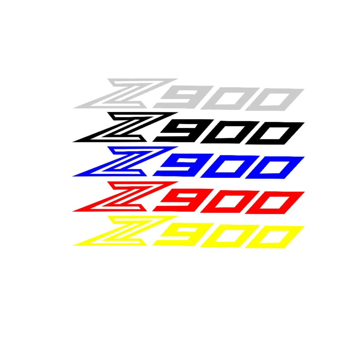 A pair General Purpose Motorcycle Waterproof Reflective sticker Waterbird modification for kawasaki z900 z 900