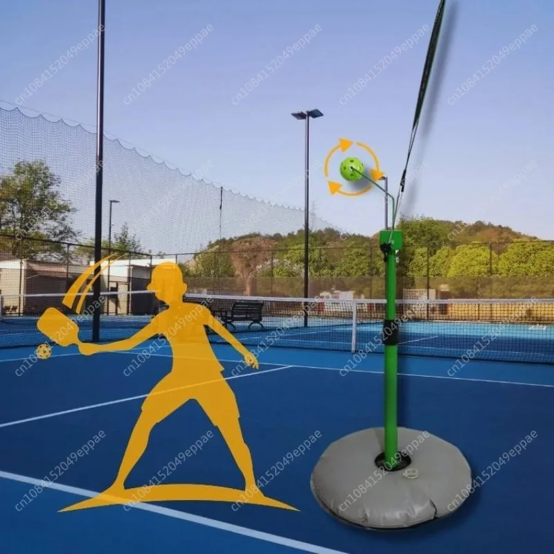 

Tennis Trainer Professional Adjustable Tennis Machine Ball Accessories Training Tool Topspin Slice Service Actions Instructor