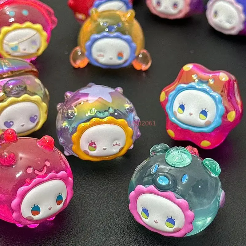 سلسلة إيما سيكريت فورست، فقاعات المحيط، حبيبات لطيفة، هدية لطيفة، زينة حيوانات عصرية، هدايا سطح المكتب للحبوب اللطيفة