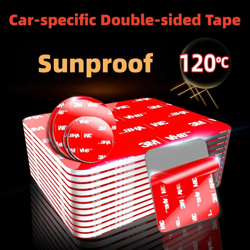 Original 3M VHB Double Sided Foam Tape Heavy Duty Adhesive Dash Cam Mount Mounting Tape Black for Automotive Car Home Use - view 5
