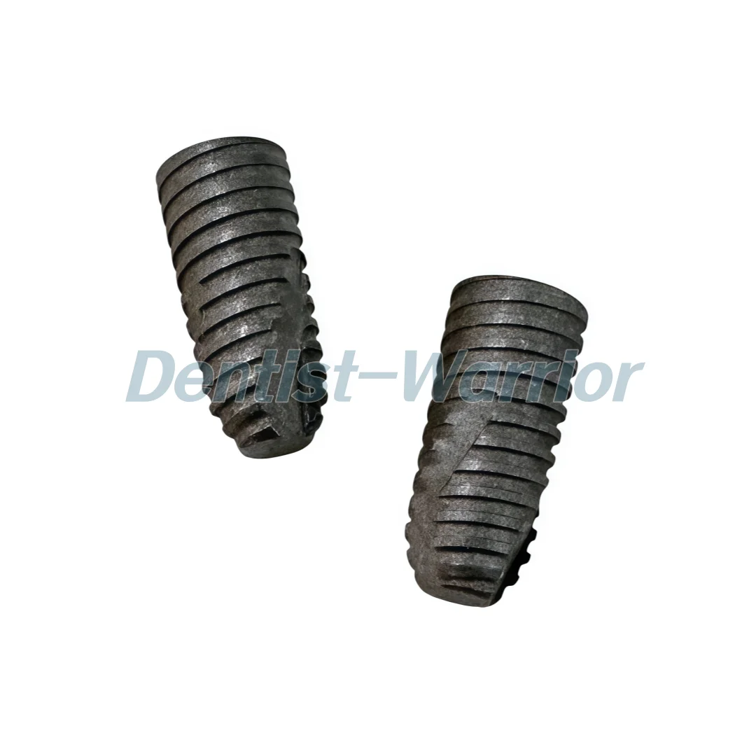 Dental Spiral Fixture 4.5x10 Model for Dentist Training Practise Fits Oss/Den System &Transparent Bottle