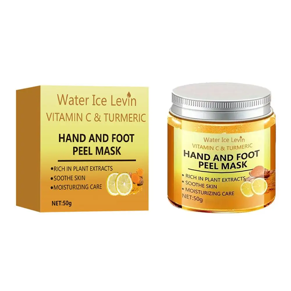 Vitamin C& Turmeric Hand and Foot Skin Mask Moisturizing Exfoliating Hand Wax Mask Moisturizing exfoliating nourishing skin Care