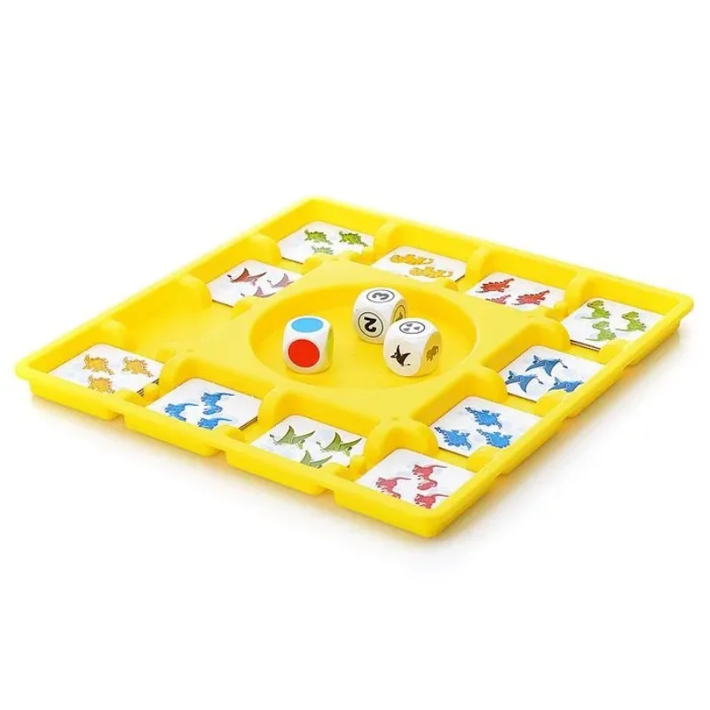 Board Game Dinosaur with Suction Cups Stick Multiplayer Children's Interactive Early Education Games Indoor Party Table Toy