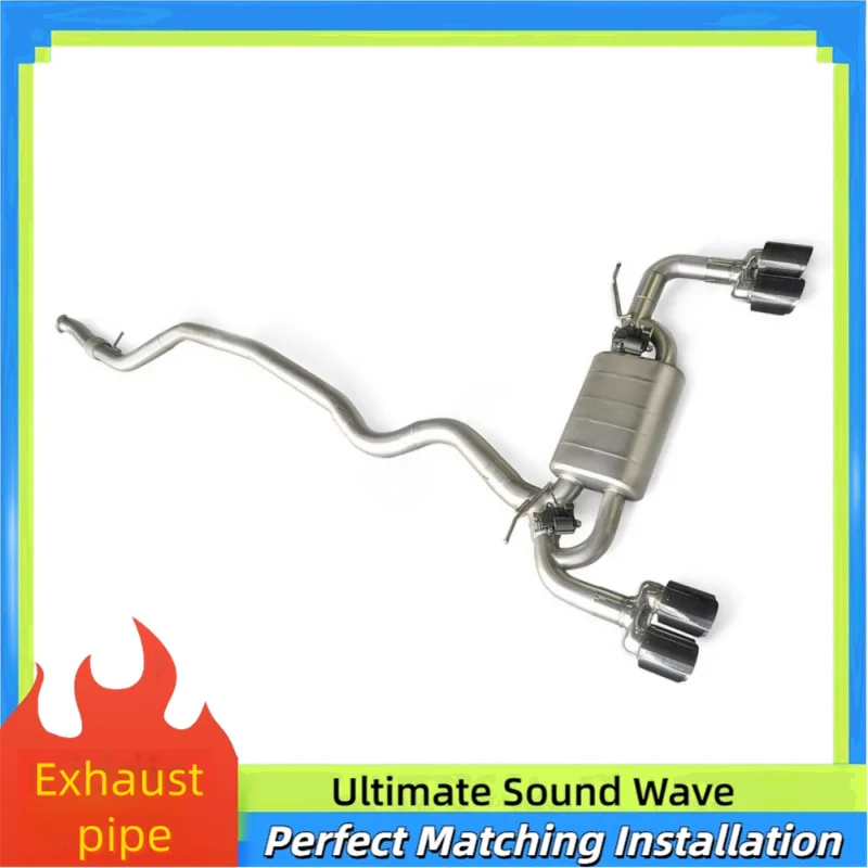 

Customized Stainless Steel Valve Exhaust Pipe for BMW 440I M440i Xdrive 3.0T B58 2022-2025 Tuning Catback Exhaust System Muffler