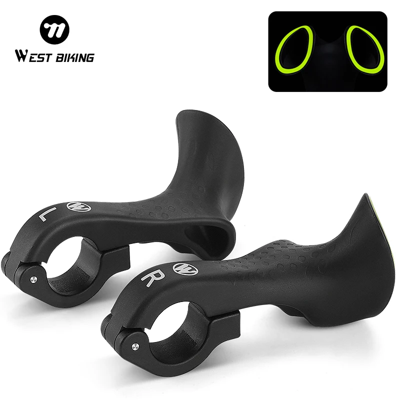 

WEST BIKING MTB Handle Bar Ends Ultralight Extend Handle Mountain Bicycle Inner Ergonomic Handlebar Grips Cycling Accessories