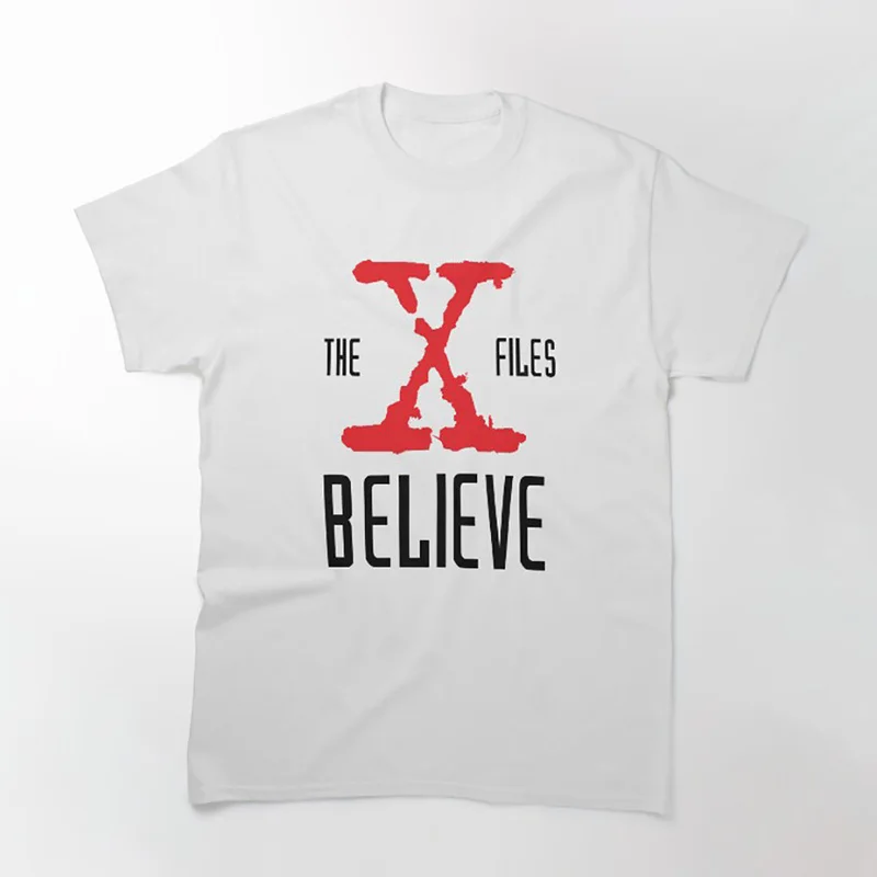 The Truth is Out There Sci fi tv series The X Files Gift t shirt 0305 Retro Alien movie Graphic clothes All size tops S-6XL