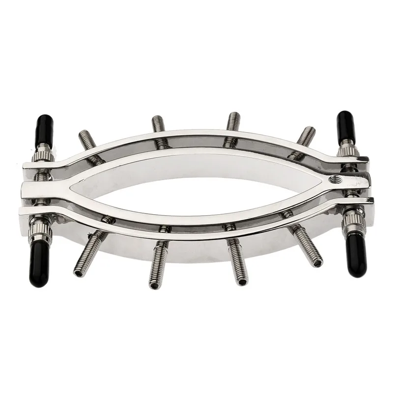Metal Labia Clip Labium Stimulator Clitoris Stimulation Clamp Expander Bondage Pussy SM Outside Vagina Speculum Sex Toy Women view 4