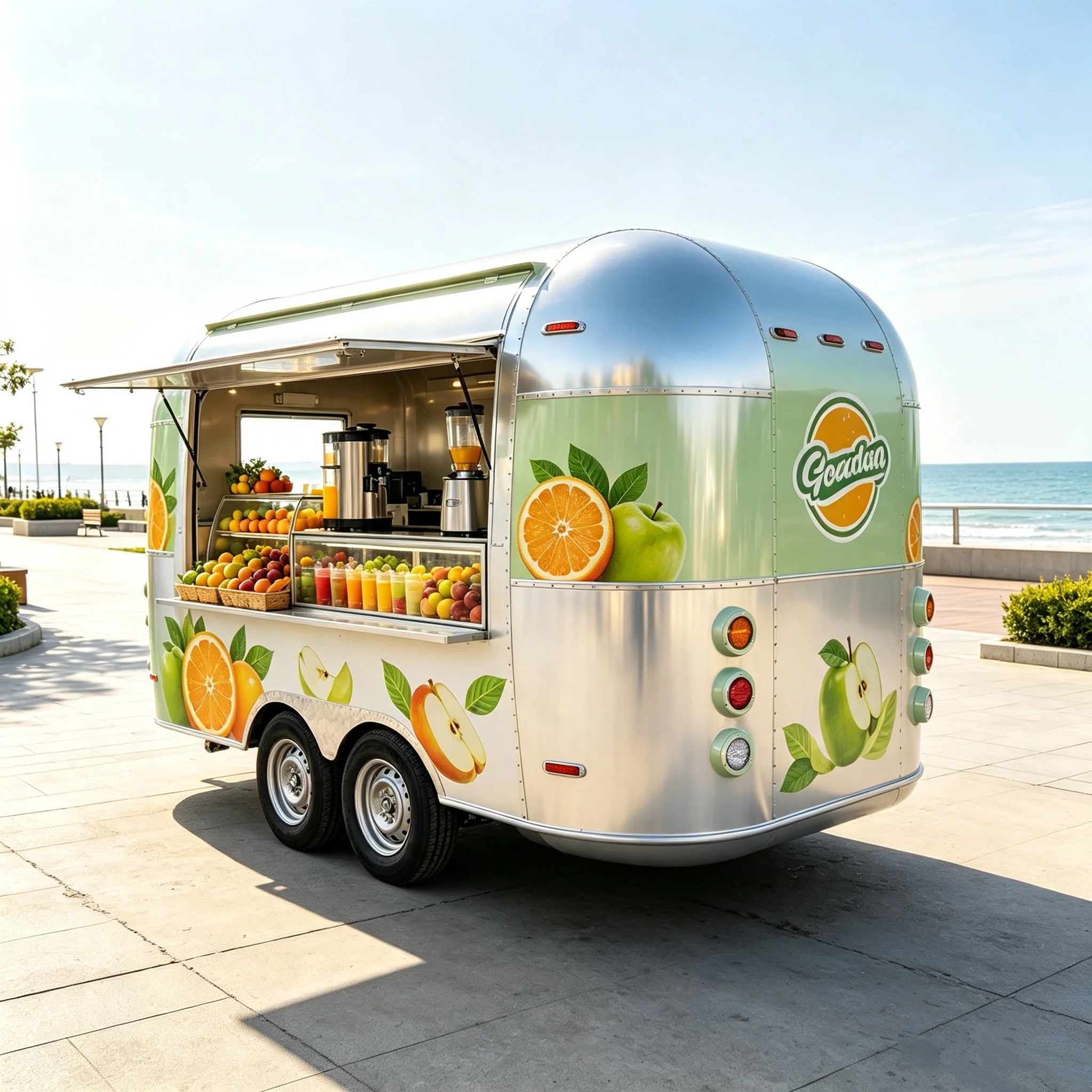 Coffee Tea Equipment - Moderner, voll ausgestatteter Food-Trailer für Limonade,