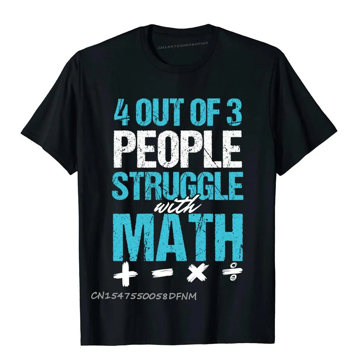 Tops & Tees Mathematics Nerd Algebra Genius Geek Retro England Style Cotton Men's Top T-Shirts Holiday