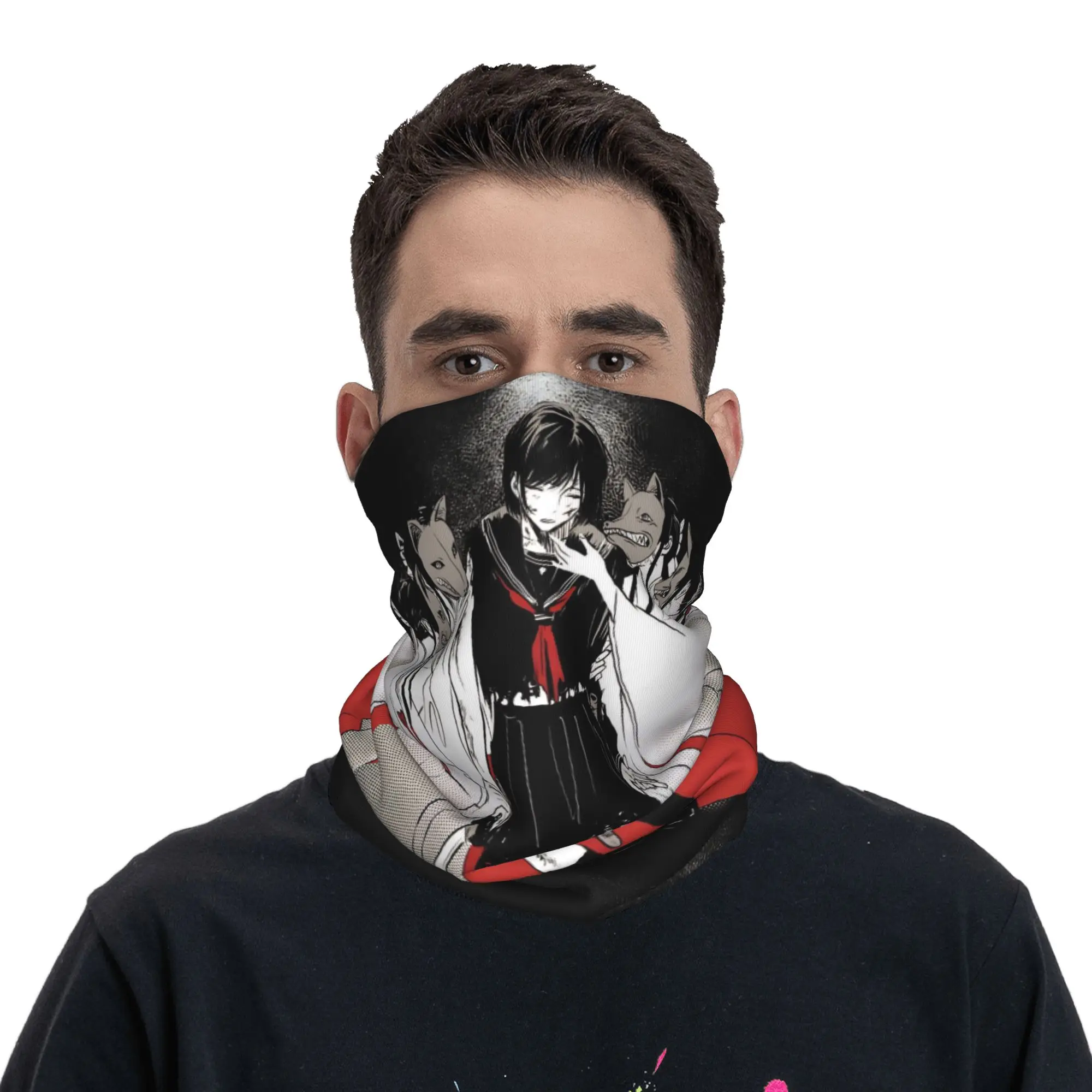 Video Game Silent Hill F Bandana Neck Cover Printed Mask Scarf Multifunctional Cycling Scarf Outdoor Unisex Adult Windproof