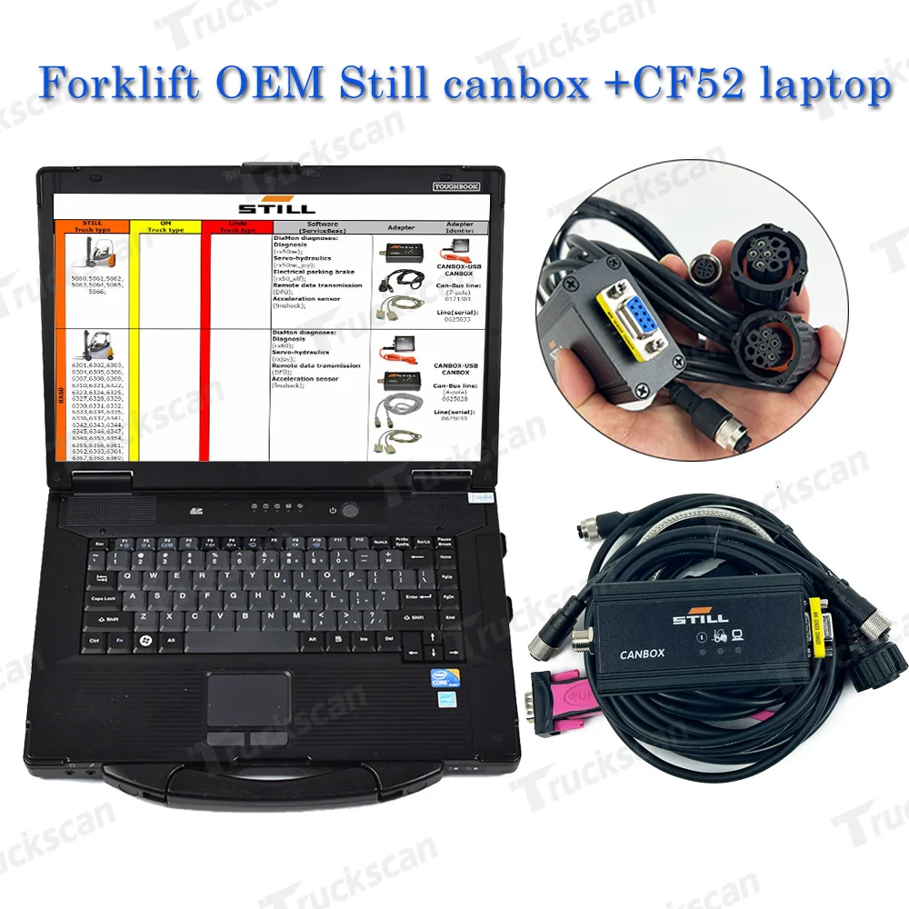 For STILL STEDS CANBOX USB Diagnostic Cable Interface 50983605400 for Still Forklift canbox Truck Diagnosis Tool and CF19/CF52