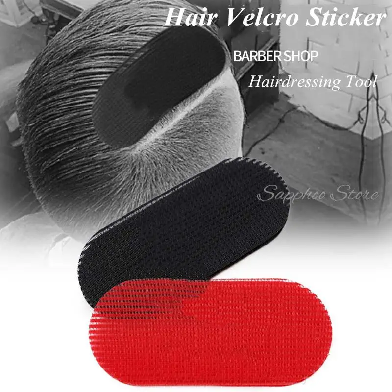 2pcs/set Men Retro Styling Oil Head Hair Magic Hair Modeling Stickers Women Makeup Bangs Stickers Salon Hairdressing Tool