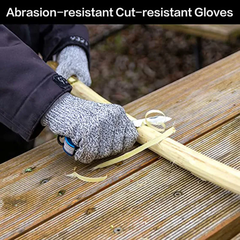 Anti-cut Gloves Safety Cut Proof Stab Resistant Stainless Steel Wire Metal Mesh Butcher Protect Meat Cut-Resistant Gloves ANSIA5