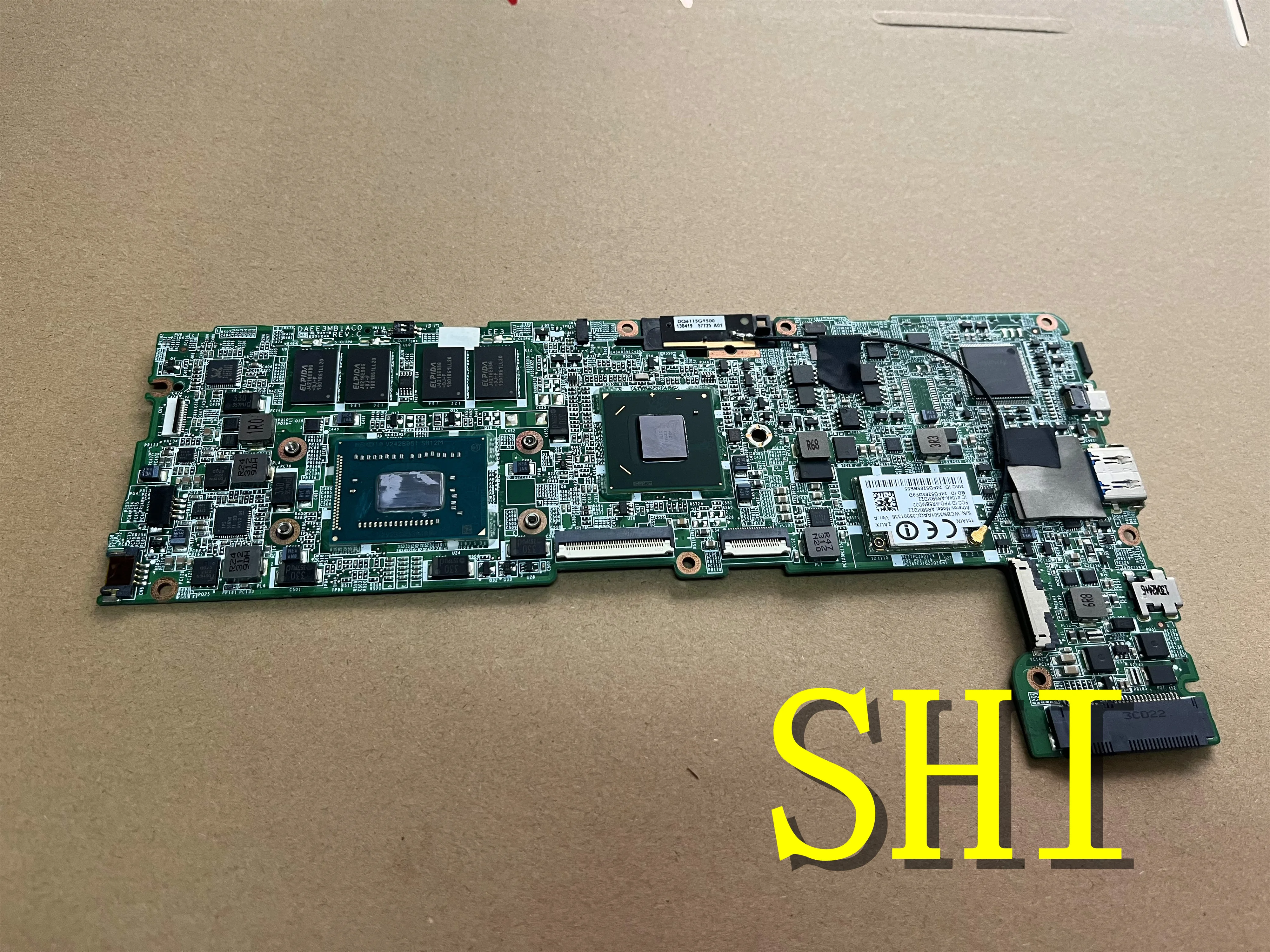 DAEE3MB1AC0 FOR  Motherboard for Acer Aspire  4G I3  P3-131 P3-171 Core i3 3229Y DAEE3MB1AE0  free shipping