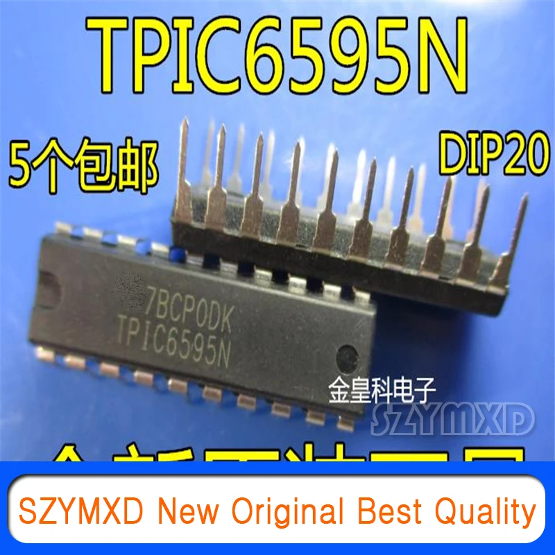 10Pcs/Lot New Original TPIC6595N TPIC6595 20-DIP Shift Register Chip In Stock