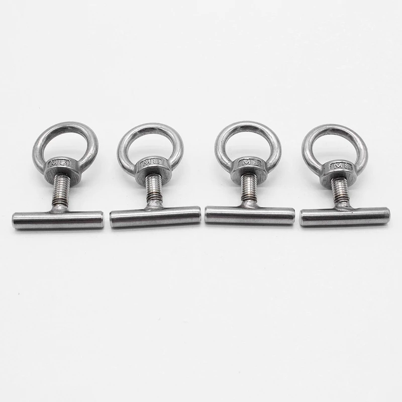 For Multivan T5 T6 Car Nut Locking Rail Load Fixing 7H5883189E Silver Fixing Eye Bolt Lashing Eye