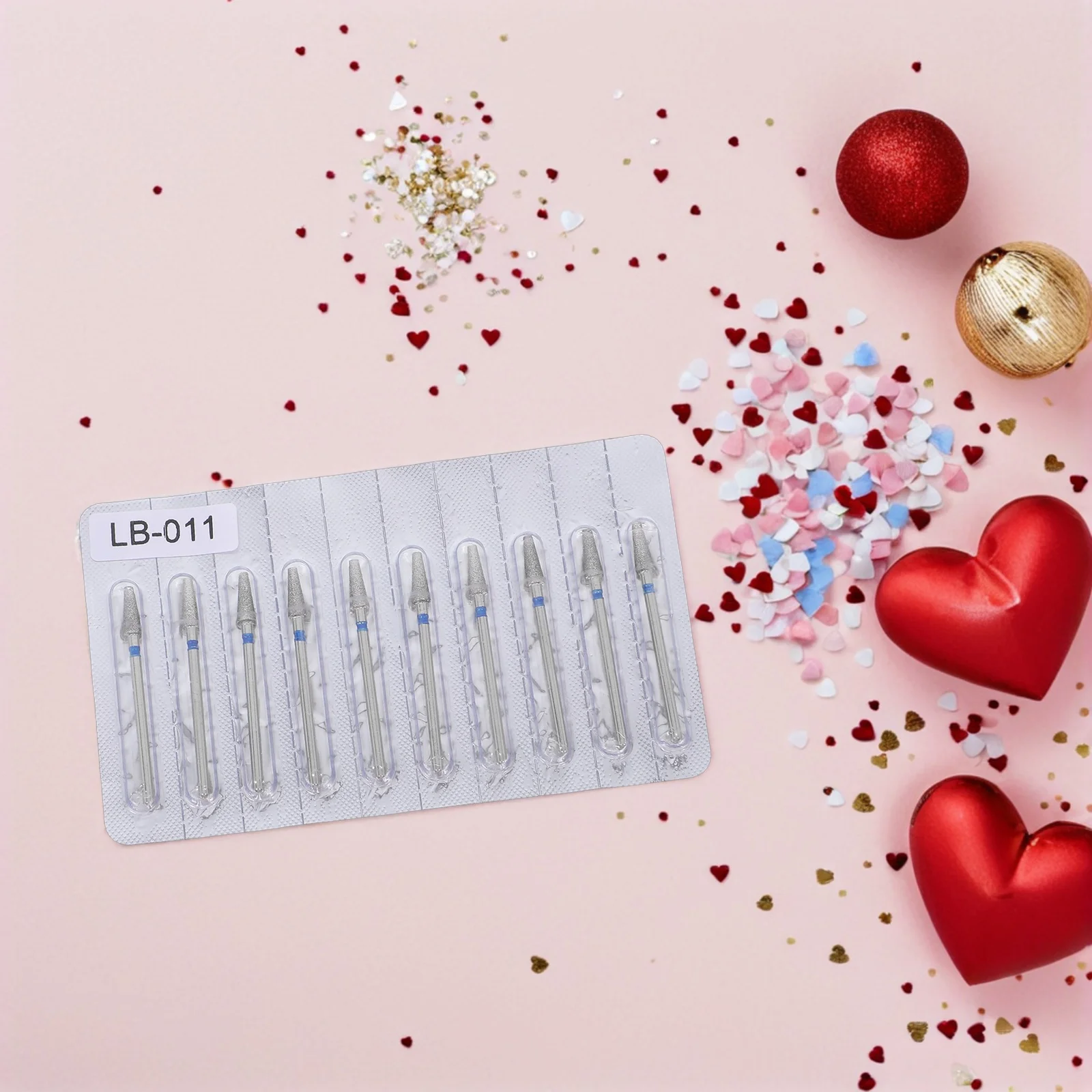 10 قطعة لقمة ثقب الأظافر صالون جودة الملف الكهربائي آلة رئيس تلميح الرملي بت مانيكير تلميع الفن إزالة البشرة #3