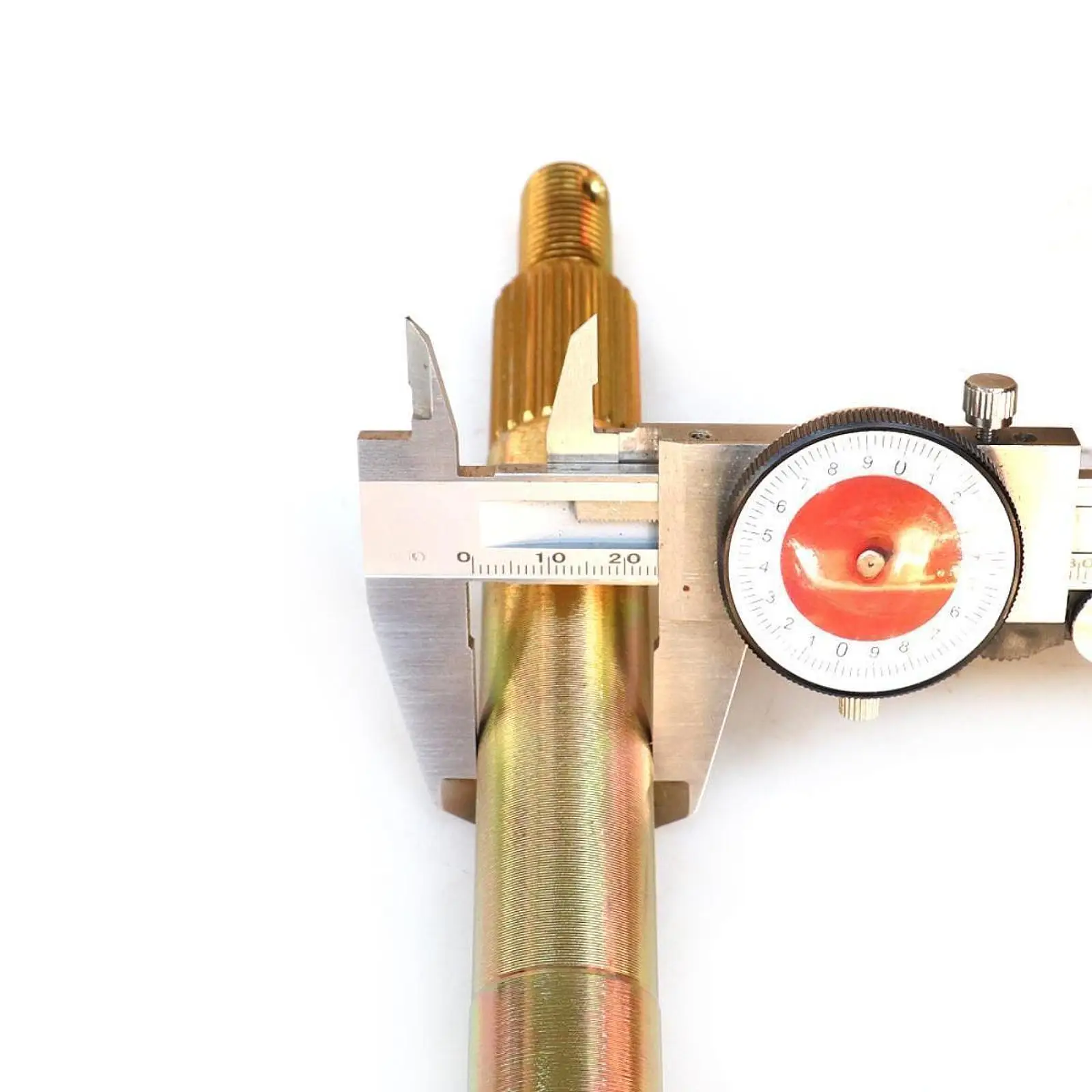 Go Kart Rear Axle 60cm Metal Gold 23T Live Axle Replacement Quad ATV Accessory Sturdy for Off Road Karting